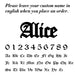 Custom Name Bracelet – Elegant Letter Charm Bracelet SF