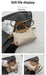 Compact Unisex Barrel-Shaped Crossbody Bag with Modern Flap Design - Samanta Factory