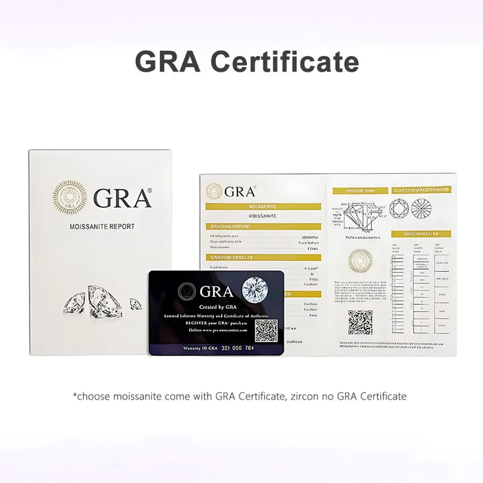 925 Sterling Silver Round Cut Moissanite Pendant