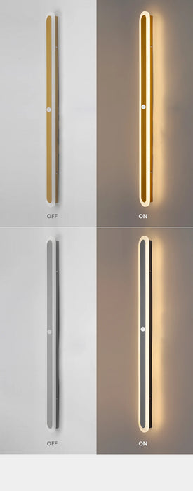 Outdoor LED Wall Light with Motion Sensor – IP65 Waterproof Aluminum Lamp for Porch, Garden, Garage, Villa - Samanta Factory