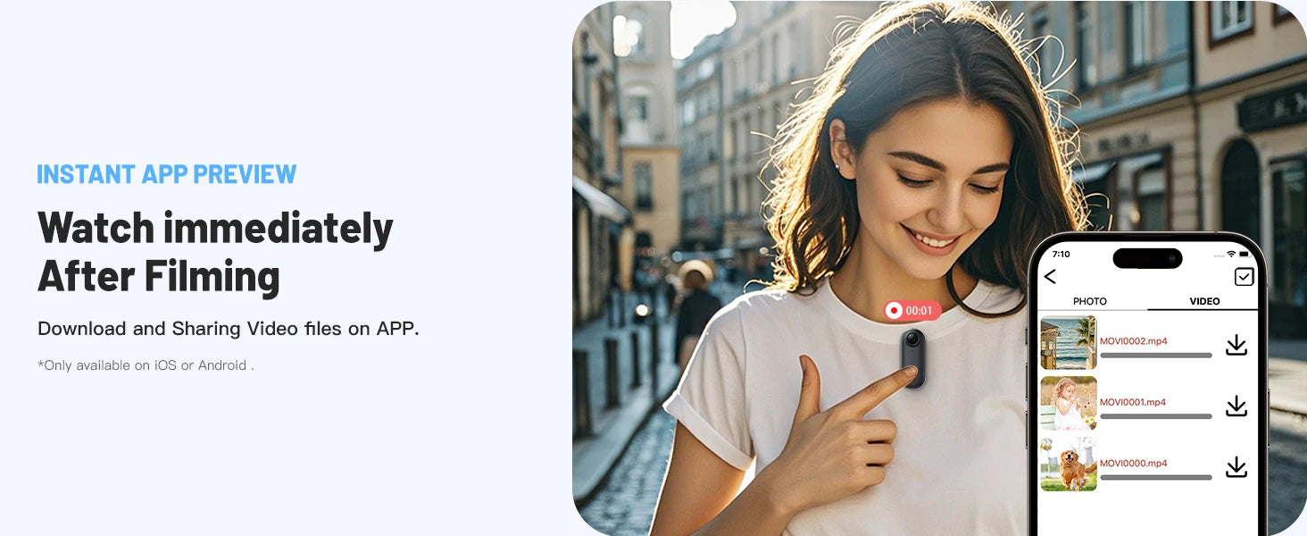 Mini Body Camera – Hands-Free Full HD Recording Samanta Factory