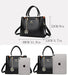 Women’s Soft PU Leather Handbag – Fashionable Casual Tote with Sequined Detail - Samanta Factory