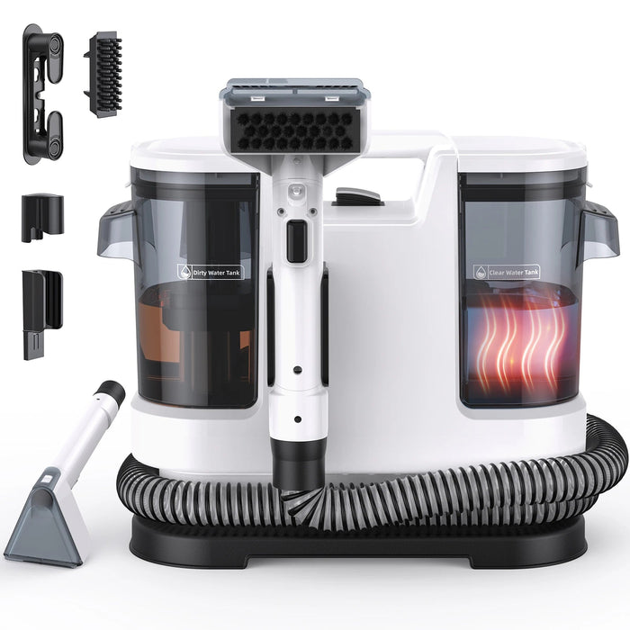 Carpet Cleaner Machine – 800W Hot Water Extraction Upholstery Cleaner with 15kPa Suction SF