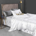 Schpert Rayon Bedding Set – Solid Color Duvet Cover with Pillowcases and Sheet, Twin to King - Samanta Factory