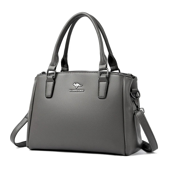 Women’s Vintage Tote Shoulder Bag – Large Capacity Crossbody - Samanta Factory