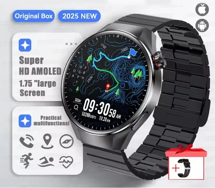 GPS IP68 waterproof Smartwatch – AMOLED Display with Bluetooth Calling SF