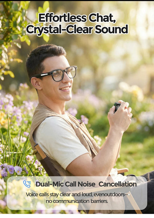 AI Smart Glasses with 4K Camera & Translation – Bluetooth Calling Music Sunglasses SF