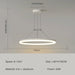 Modern LED Pendant Light – Adjustable Brightness & Color with Remote Control - Samanta Factory
