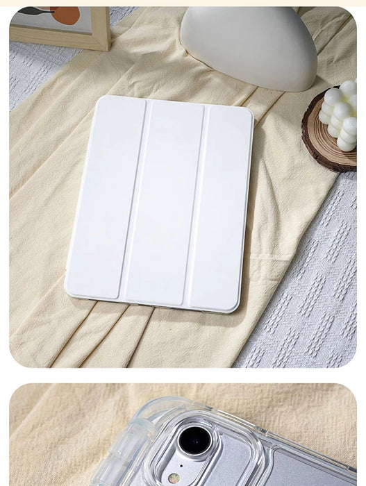 iPad Case – Magnetic Acrylic Shockproof Cover for iPad Pro, Air, Mini & All Models SF