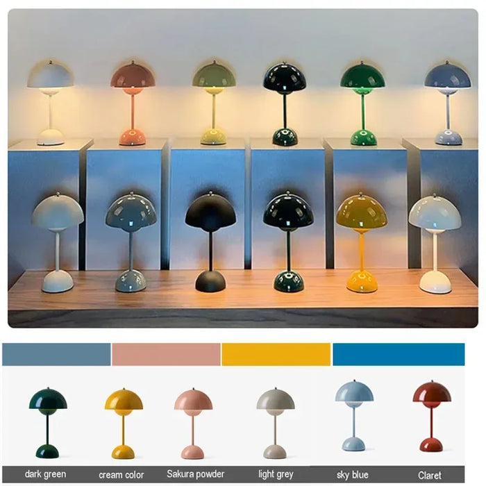 Flower Bud Desk Lamp – Touch-Controlled LED Light with Dimmable Brightness