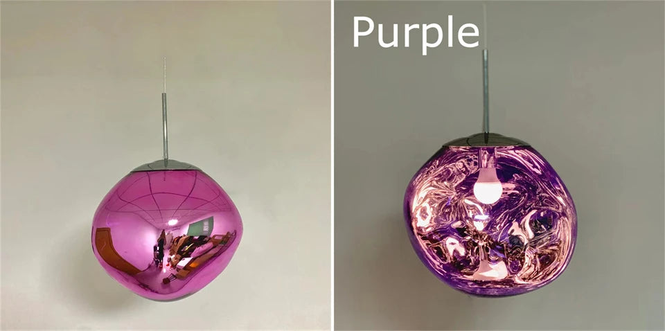 Modern Pendant Light – Energy-Saving LED Cord Fixture with Iron Finish - Samanta Factory