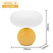 Modern LED Table Lamp – Dimmable Frosted Glass Shade - Samanta Factory