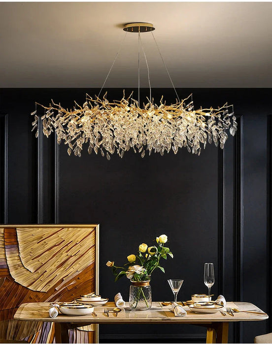 Crystal Chandelier – Modern Indoor Villa Lighting SF