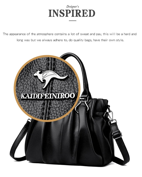 Luxury Casual Tote Bag for Women – High-Quality Soft Leather Designer Handbag & Purse - Samanta Factory