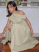 Maxi Dress – Pleated Patchwork Elegance - Samanta Factory