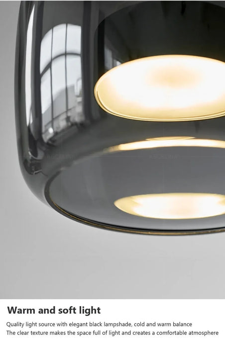 Pendant Light – Nordic Glass Design with Adjustable Height & Warm LED Illumination - Samanta Factory