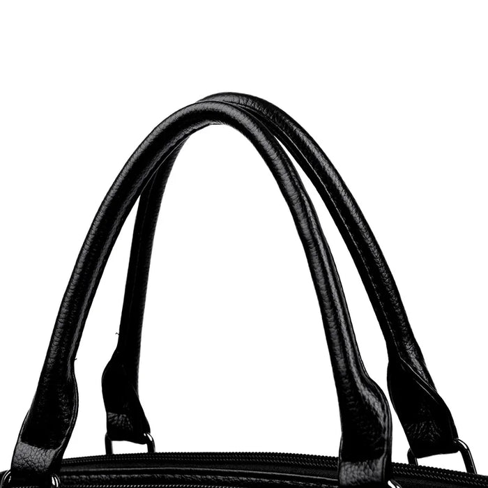 Women’s Vintage Tote Shoulder Bag – Large Capacity Crossbody - Samanta Factory
