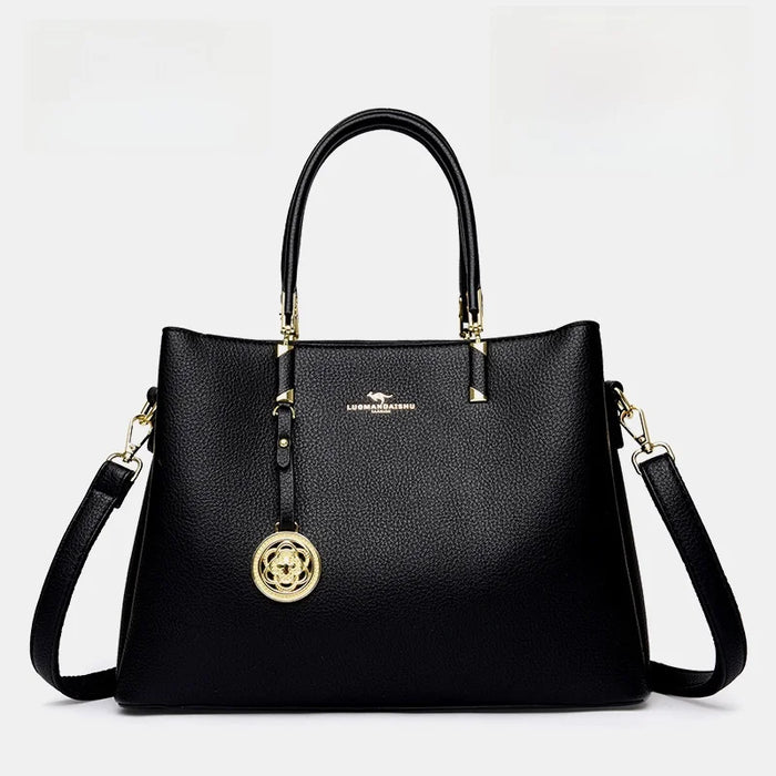Elegant Commuter Tote Bag – Spacious Unisex Handbag with Detachable Strap - Samanta Factory
