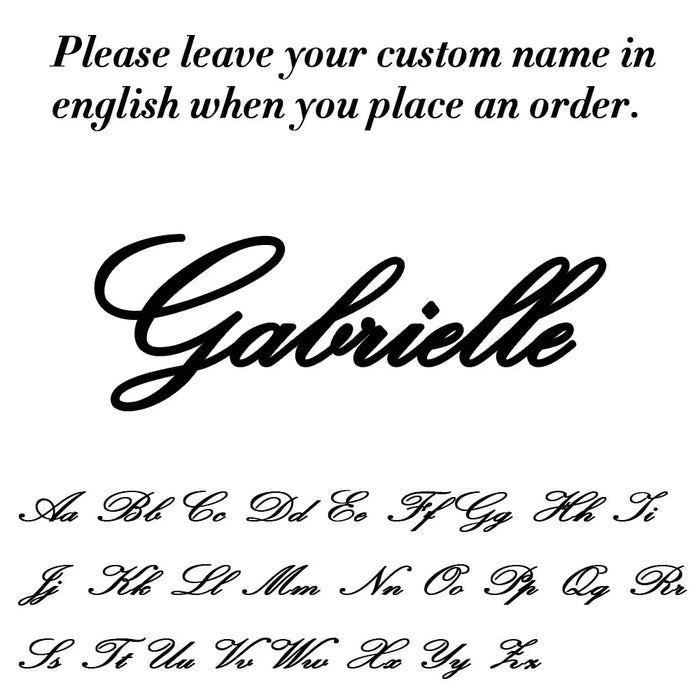 Custom Name Bracelet – Elegant Letter Charm Bracelet SF