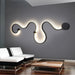 LED Wall Lamp – Modern Dimmable Up & Down Sconce with Remote - Samanta Factory