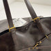 Vintage PU Leather Shoulder Tote – Soft Casual Bag with Lock Closure - Samanta Factory