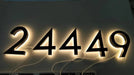 LED House Numbers – Backlit Stainless Steel Address Sign SF