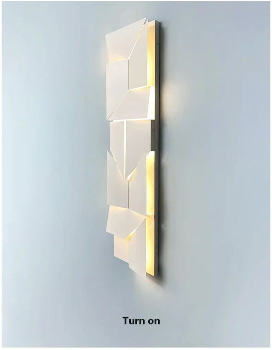 3D Art LED Wall Lamp – Dimmable Creative Sconce for Living Room, Bedroom & Hallway Samanta Factory