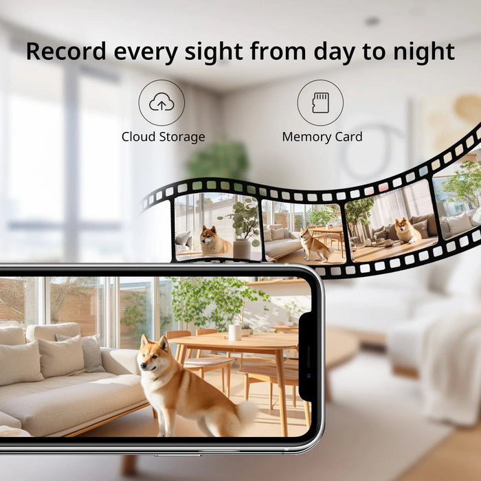 Indoor Dome Security Camera – 360° View & 3MP Color Night Vision SF