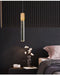 Modern Black & Gold LED Pendant Light – Crystal Rod Design for Ambient Lighting - Samanta Factory