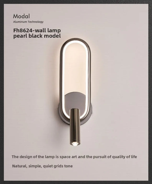 Nordic Style Rotatable Wall Lamp – 350° Adjustable Spot Light for Bedroom & Living Room Décor - Samanta Factory