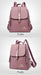 Women’s Leather Backpack – Fashionable White Shoulder Bag for Travel & School - Samanta Factory