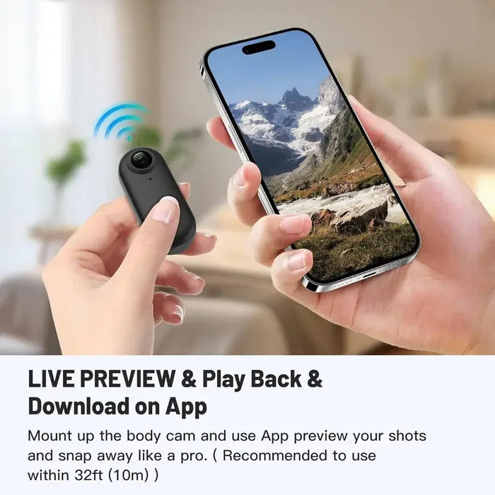 Mini Body Camera – Hands-Free Full HD Recording Samanta Factory