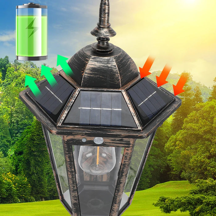 Retro Solar Pathway Light – Waterproof LED Outdoor Garden Lamp - Samanta Factory