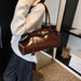 Stylish Vegan Leather Tote Bag with Tassel Detail and Spacious Interior - Samanta Factory