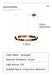 C Ring LED Pendant Light – Dimmable Nordic Hanging Lamp for Dining & Bedroom Spaces - Samanta Factory