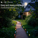Decorative Solar-Powered LED Pathway Lights with 8 Modes and Bubble Ball Design - Samanta Factory