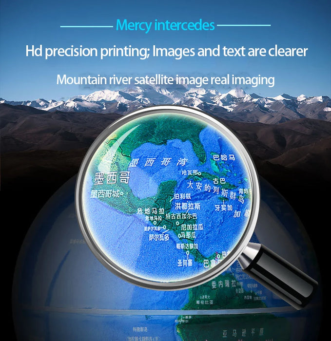Floating Moon Globe Lamp – O-Type Magnetic Frame with LED Night Light