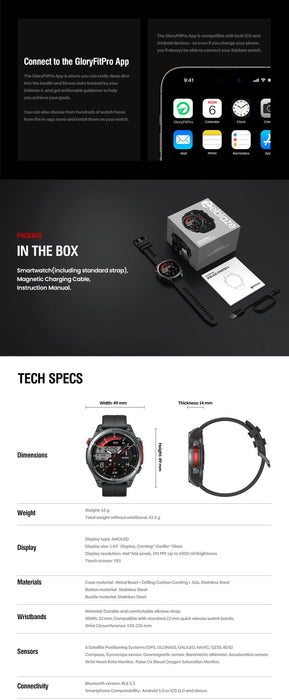 GPS Smartwatch – Sports & Health Tracking Power SF