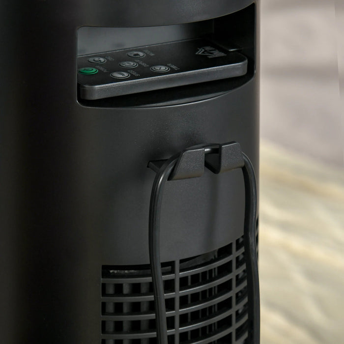 Tower Fan – 3-Speed Oscillating Standing Fan with Remote Control & 12-Hour Timer SF