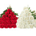 Velvet Artificial Roses – Real Touch 50PCS Bouquet for DIY & Decor Samanta Factory