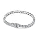 Moissanite Cuban Link Bracelet – 925 Sterling Silver with Certificate - Samanta Factory
