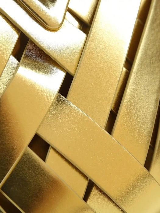 Woven Design Women Handbag, Tote Basket Bag, High-End Niche Inverted Triangle Shaped Fashion Commuter Bag, Casual Style SF