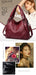 Genuine Leather Tote Bag – Vintage Unisex Handbag with Large Capacity - Samanta Factory
