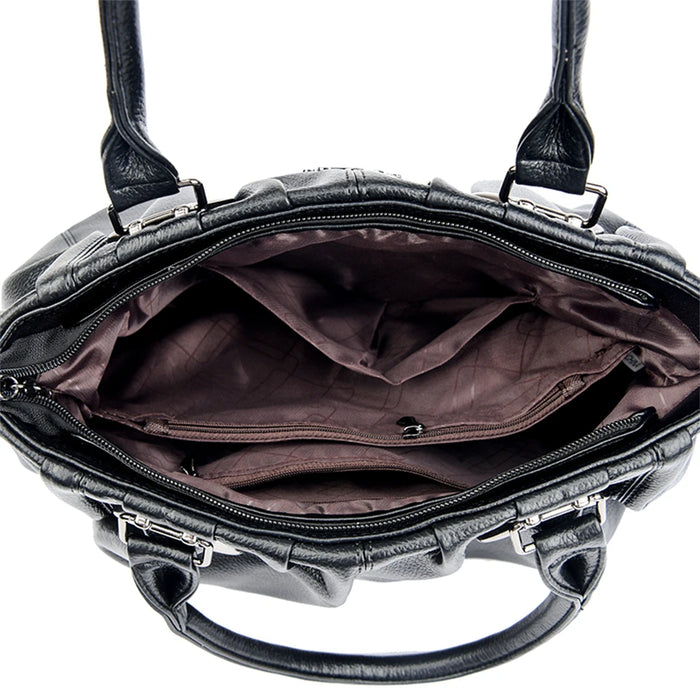 Luxury Casual Tote Bag for Women – High-Quality Soft Leather Designer Handbag & Purse - Samanta Factory