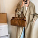 Stylish Vegan Leather Tote Bag with Tassel Detail and Spacious Interior - Samanta Factory