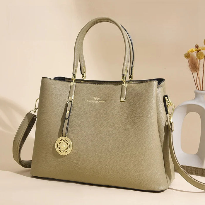 Elegant Commuter Tote Bag – Spacious Unisex Handbag with Detachable Strap - Samanta Factory