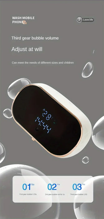 Automatic Foaming Soap Dispenser – Touchless Smart Sensor with USB Rechargeable & Wall Mount Design