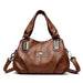 Women’s Tote Bag – Sequined Letter Design & Soft Leather Shoulder Handbag - Samanta Factory