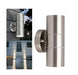 Stainless Steel LED Wall Light – IP65 Waterproof GU10 Up Down Outdoor Sconce SF