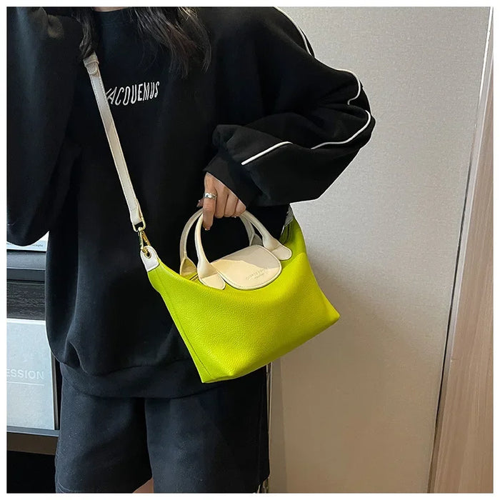 Compact Unisex Barrel-Shaped Crossbody Bag with Modern Flap Design - Samanta Factory